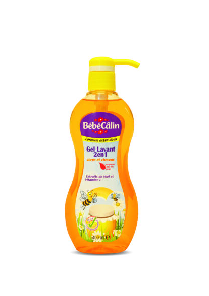 BBC GEL LAVANT AUX EXTRAITS DE MIEL (CORPS ET CHEVEUX) AVEC POMPE 400ML
